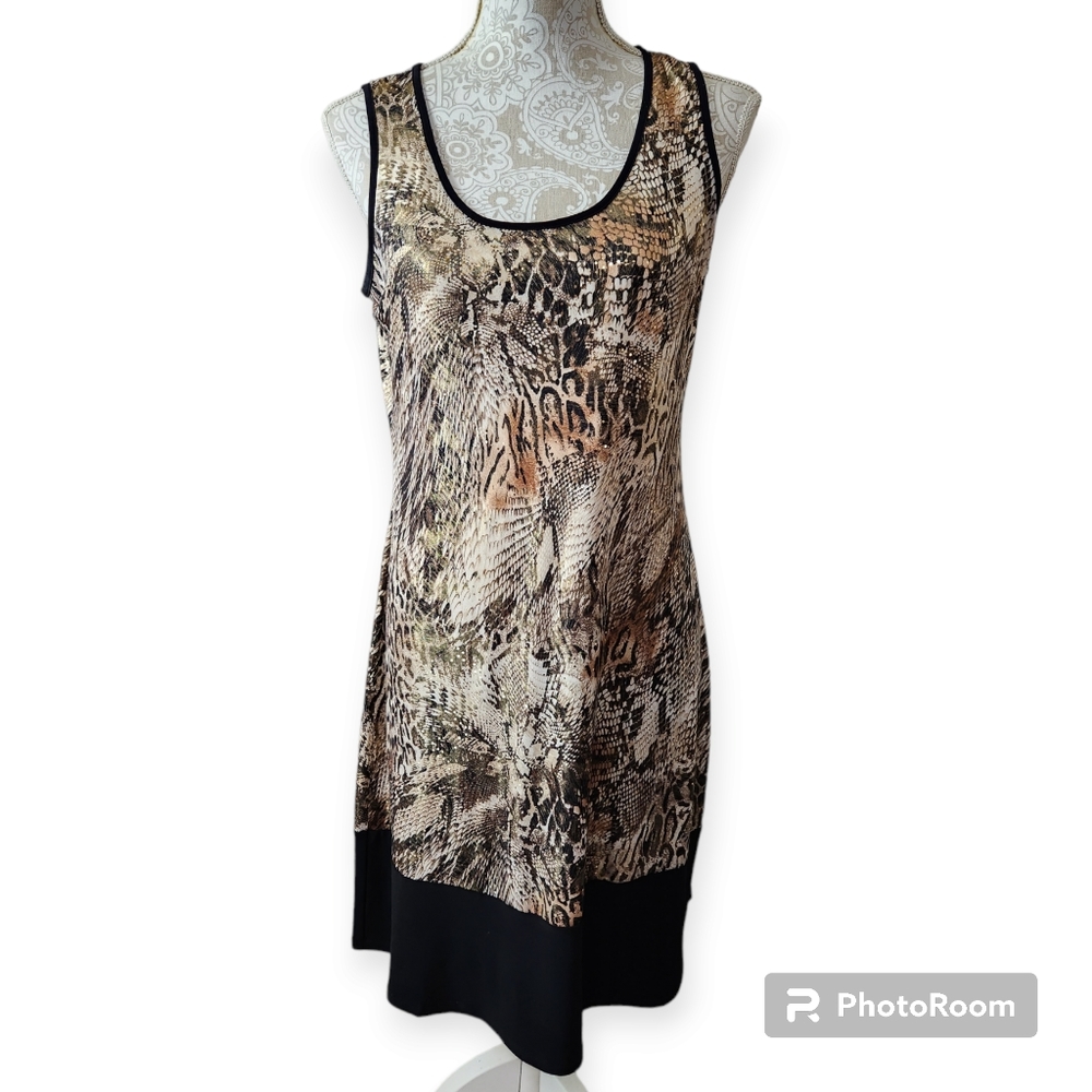 MSK Animal Print Dress size Medium
